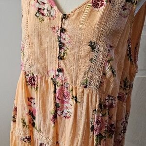 Floral Button-Down Dress